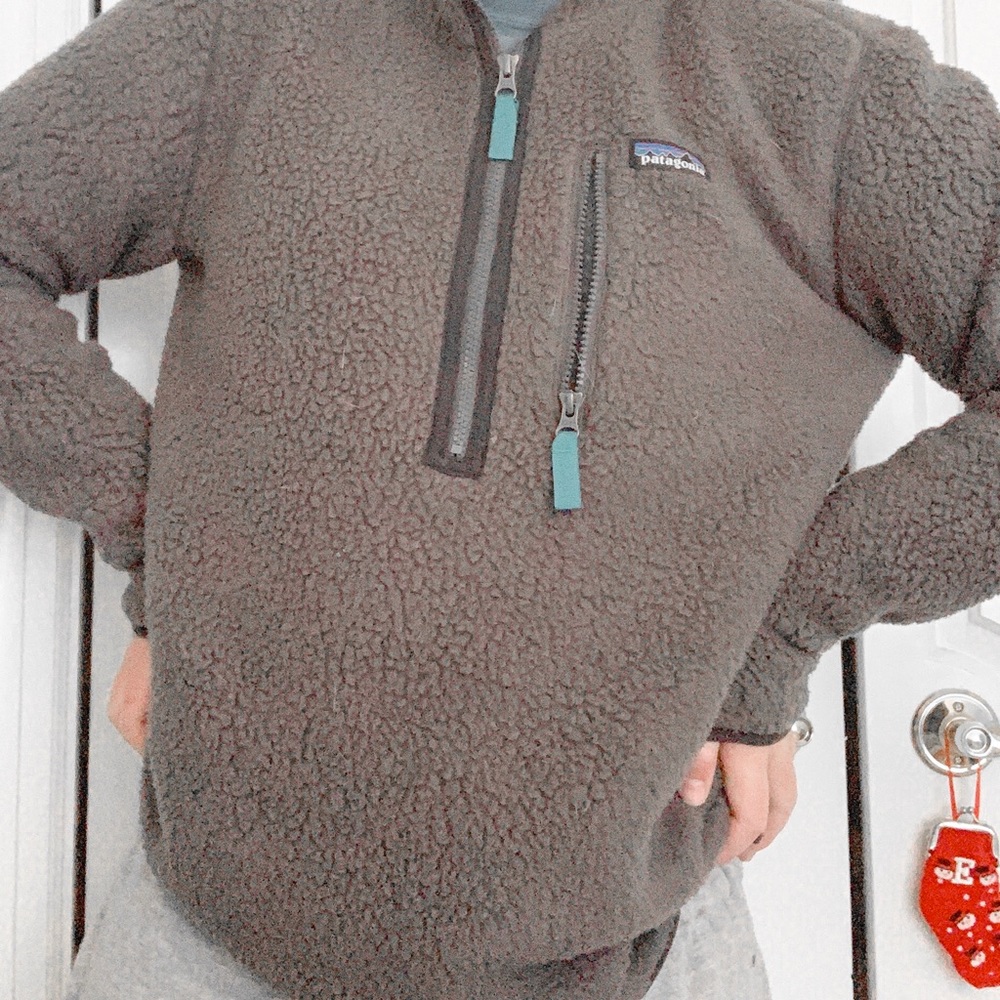 patagonia fleece pullover!